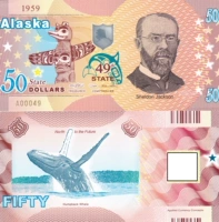 Новый 2021 США в Калифорнийских пластиковых банкнотах сорок -клетчатые серион Джексон