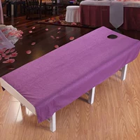 Massage toàn thân với khăn trải lỗ bông Danh mục vật tư giường trắng duy nhất mảnh mô hình làm mới thẩm mỹ viện - Khăn trải giường ga giuong dep