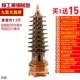 Красный бронзовый 9 -й этаж башня Wenchang высотой 24 см