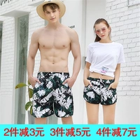 Sóng mùa hè thường vài thủy triều quần short nam lỏng lẻo vài hoa bãi biển quần kích thước lớn nhanh chóng làm khô kỳ nghỉ nóng mùa xuân quần 	quần đi biển cho nam	