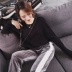 Ice linen áo len nữ 2018 mới của Hàn Quốc phiên bản của phần mỏng của màu rắn lỏng mỏng thời trang hoang dã bat tay áo triều áo khoác cardigan Đan Cardigan