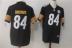 Người hâm mộ quần áo bóng bầu dục huyền thoại tay ngắn thêu cỡ lớn hip hop Người thép Steelers 84 # Brown - bóng bầu dục Quả bóng bầu dục bóng bầu dục