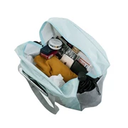 Túi du lịch xách tay nữ dung lượng lớn khoảng cách ngắn lưu trữ xách tay túi duffel túi thể dục có thể được đặt xe đẩy hành lý