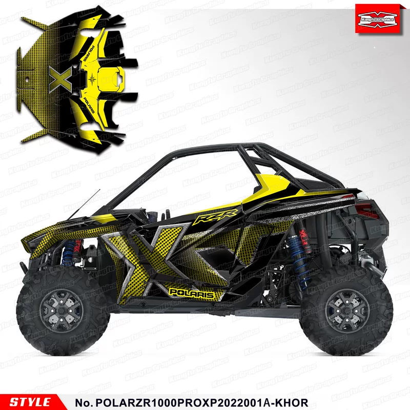 Внедорожный автомобиль UTV, наклейки, пленка POLARIS RZR Pro XP1000 Ultimate 20-22 обновление