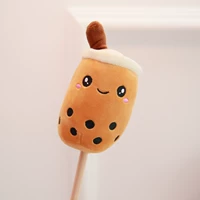Коричневый молочный чай