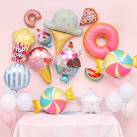 Детский макет для взрослых, украшение, пончик для мороженого, воздушный шар, подарок на день рождения
