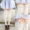 Mô hình mùa xuân và mùa thu Nhật Bản đùi xăm trắng giả cao vớ vớ khâu vớ vớ chống móc lụa trên đầu gối quần tất 5d