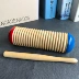 Orff nhạc cụ phù hợp đối với học sinh trong dạy học mẫu giáo chạm vào chuông Push-xi lanh rattle tam giác Đồ chơi bằng gỗ