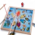 Đồ dùng dạy học mầm non giáo dục thùng con mèo cá playsets từ gỗ cho trẻ em 1-3 tuổi bé nam và nữ Đồ chơi bằng gỗ