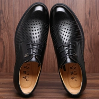 Của nam giới kinh doanh chính thức giày dép nam của nam giới giày cao thêm kích thước lớn 48 breathable giày cưới rỗng giày nam giày quai hậu nam
