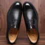 Của nam giới kinh doanh chính thức giày dép nam của nam giới giày cao thêm kích thước lớn 48 breathable giày cưới rỗng giày nam giày quai hậu nam