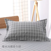 Cotton cũ thô cotton và gối vải lanh cặp của Sơn Đông vải thô vải cotton dày tiêu chuẩn gối đôi thiết bị - Gối trường hợp gối đầu