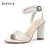 Daphne / Daphne hè từ mới thời trang khóa mở dép nữ cao gót hoang dã 1018303049 - Sandal Sandal