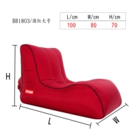 Бордовый, большой