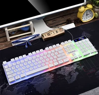 Viper K4 Single Keyboard White Rainbow Light