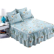 khăn trải giường cotton váy ngủ một mảnh ba mảnh bảo vệ 1.8x2.0m 2 m 3 bộ tấm bụi bông 2.2 - Váy Petti