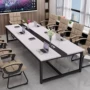Và bàn hội nghị Mỹ dài bàn đơn giản hiện đại bàn làm việc hình chữ nhật bàn đào tạo bàn dài nhân viên nội thất văn phòng - Nội thất văn phòng tu sat van phong