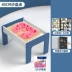 Bảng khối xây dựng cho trẻ em các hạt lớn bé trai và bé gái lắp ráp xếp hình đa chức năng Bàn đồ chơi bằng gỗ kích thước lớn 