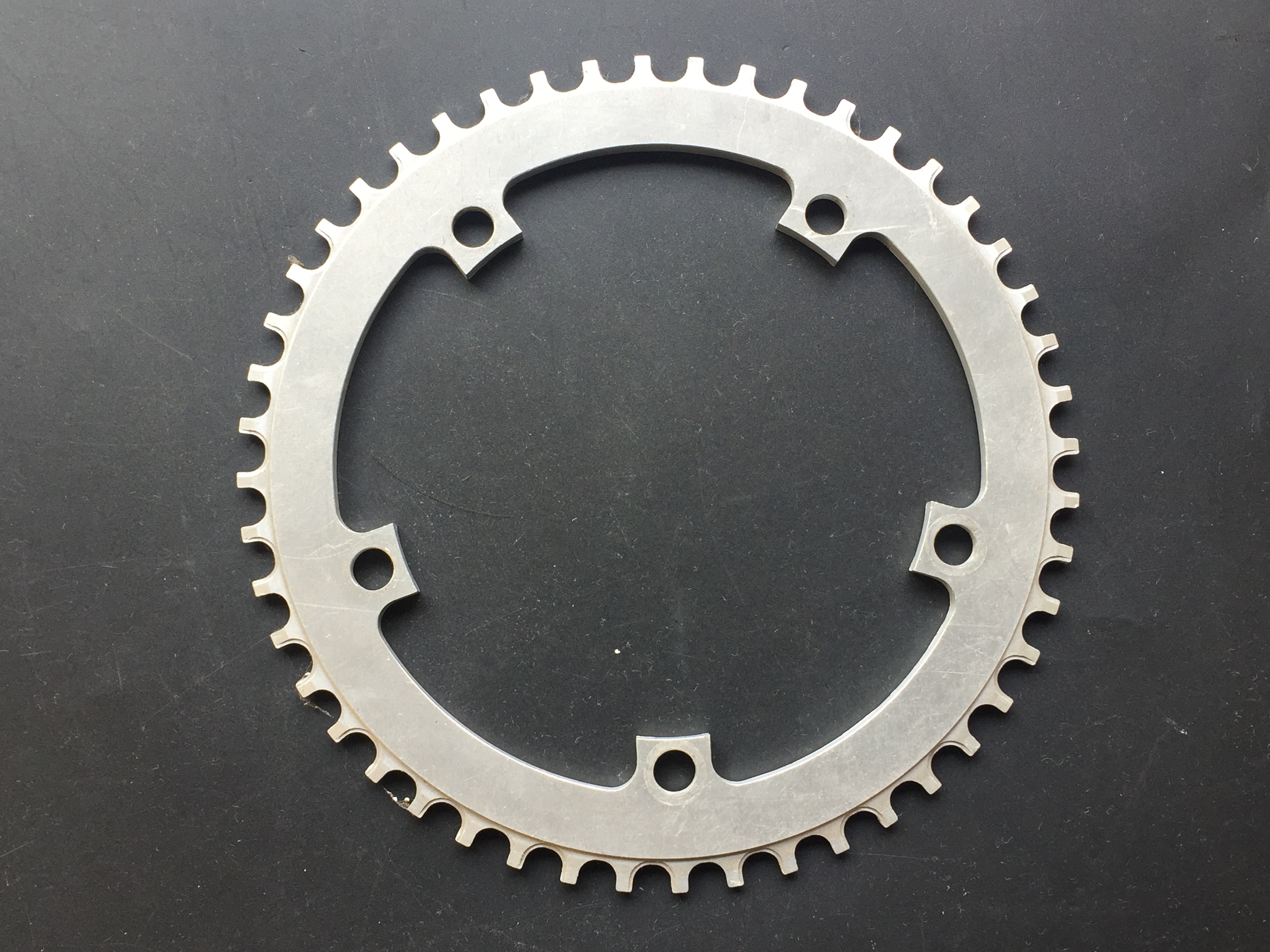 BCD & 144 & 48T Silver & Deep TeethDead flies Dental disc Disc Dead flies Toothed disc BCD130 / 144 Toothed disc Disc aluminium alloy CNC Disc