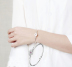 Sakura Bạc Vòng Đeo Tay 925 Sterling Silver Nữ Thần Tính Thái Bạc Vòng Đeo Tay Nhỏ Tươi Mở Flower Bracelet Gửi Bạn Bè Món Quà Vòng đeo tay Cuff