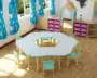 Mẫu giáo có thể đánh vần loại thang hình lưỡi liềm trẻ em mô hình bàn và ghế học bàn trò chơi vẽ bàn - Phòng trẻ em / Bàn ghế bàn ghế gỗ cho bé