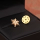 322 Mini Little Snowflake Pins (одиночная цена)