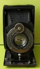 Камера 30年代德国产foth折叠皮腔式古董相机