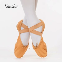 Sanzha Sansha Dance Practiciter обувь широкополосное мягкое дно взрослые взрослые Fr21 Canvas йога кошачья кошачья кошачья балет