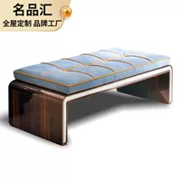 Nội thất cao cấp người độc thân nhiều người sofa cây khối u gỗ veneer vải phòng khách trang trí nội thất biệt thự tùy chỉnh - Đồ nội thất thiết kế ghế xoay văn phòng