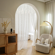 rèm vải cuốn Phong cách hàn quốc rèm ren trắng rèm cửa sổ rèm gạc mục vụ cá cơm phong cách Mỹ ren phong cách vách ngăn rèm cửa miễn phí cài đặt rèm cửa vải rèm cản nắng