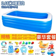 Bóng bể bơi gia đình tải nhựa dày đồ chơi công viên padd kết hợp hồ bơi trẻ em bể bơi bơm hơi mùa hè