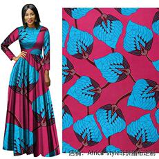Набивные ткани 平纹全涤印花布112-114宽幅printed fabric african wax
