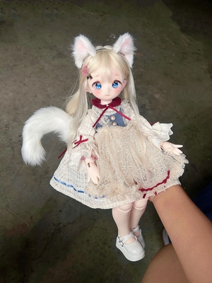 taobao agent BJD baby with beast with hair hoop/head jewelry cat ear ears fox ear cat ear hair hoe four or six points/three points/mdd