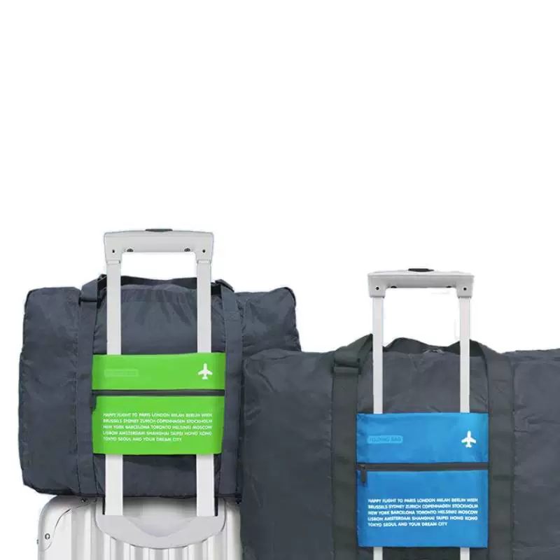 Túi du lịch túi vải không thấm nước túi lưu trữ quần áo có thể gấp lại túi đựng quần áo công suất lớn di chuyển túi đóng gói hành lý - Túi du lịch