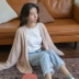 Mùa thu mới 2018 phiên bản Hàn Quốc của áo len mỏng tay dài, áo len dài tay giản dị áo len cardigan Cardigan