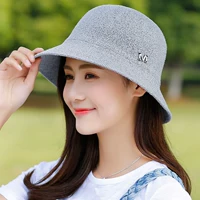 СущностьВесенняя шляпа женская шляпа с коротким волосами летняя рыбака шляпа классная шляпа корейский издание прилив повседневное универсальное солнцезащитное крем