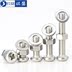 Fastener gỗ lắp đặt bằng thép không gỉ nắp cũi vít ốc vít chéo hex bu lông đầu phẳng - Chốt Chốt