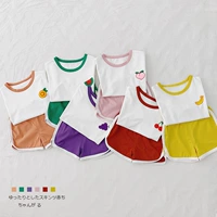 2019ins mùa hè ngắn tay phù hợp với quần áo trẻ em mới N403 tải trẻ em phiên bản Hàn Quốc của anh chị em trái cây - Khác shop bán đồ trẻ em