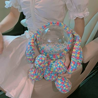 Учебное пособие по пакетию материала с голубым порошком маленького кролика+