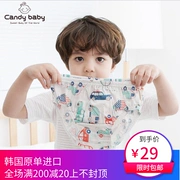 CANDYBABY Hàn Quốc nhập khẩu đồ lót trẻ em, quần short cotton co giãn, cotton, không có chất huỳnh quang - Quần áo lót