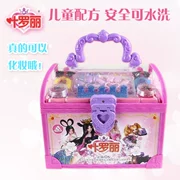 Jie Yanni không có mỹ phẩm độc hại phù hợp với mỹ phẩm Ye Luoli hộp lưu trữ trang điểm chơi đồ chơi nhà cô gái 97 - Bộ trang điểm