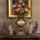Арт -украшения+вазы+3 букеты коричневого пиона