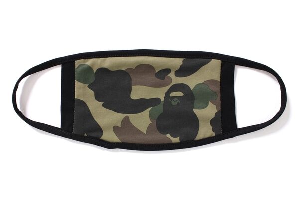 2017 Green Ape Manoriginality personality Chaozhou people Neckline printing bape Mask camouflage Shark beak scarf Autumn and winter protect Embroidery Mask