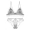 Sexy cup-bralette tam giác Pháp mà không có vòng thép áo ngực phần mỏng mà không có bộ đồ lót xốp - Bộ đồ lót quần áo lót