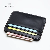 LAN da của nam giới gói thẻ nhỏ da siêu mỏng đồng xu ví chủ thẻ kinh doanh thẻ kiểm soát truy cập chủ giấy chứng nhận thiết lập thẻ ngân hàng ví đựng tiền