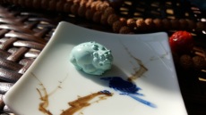 Украшения на шею 湖北秦古原矿松石 貔貅兽 招财兽