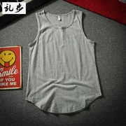 Mỹ retro thời trang đường phố bf gió rắn màu vest nam cotton không tay áo thun đáy mồ hôi vest - Lót