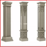 Настенное линейное украшение, линейная глина для колонны, сделано на заказ