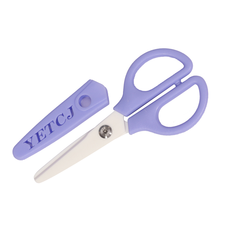 Blue + Small Scissorsceramics scissors Large Baby Food  Material scissors insulation special-purpose experiment Corrosion protection multi-function Industry Big size Scissors