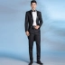 Phiên bản Hàn Quốc của trang phục sân khấu tự tu tuxedo nam ca sĩ phù hợp với lệnh hợp xướng phù hợp với tiệc cưới quần sooc nam Suit phù hợp